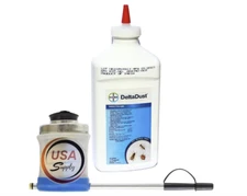 Delta Dust: Advanced Multi Use Pest Insecticide - Includes USA Supply Puffer