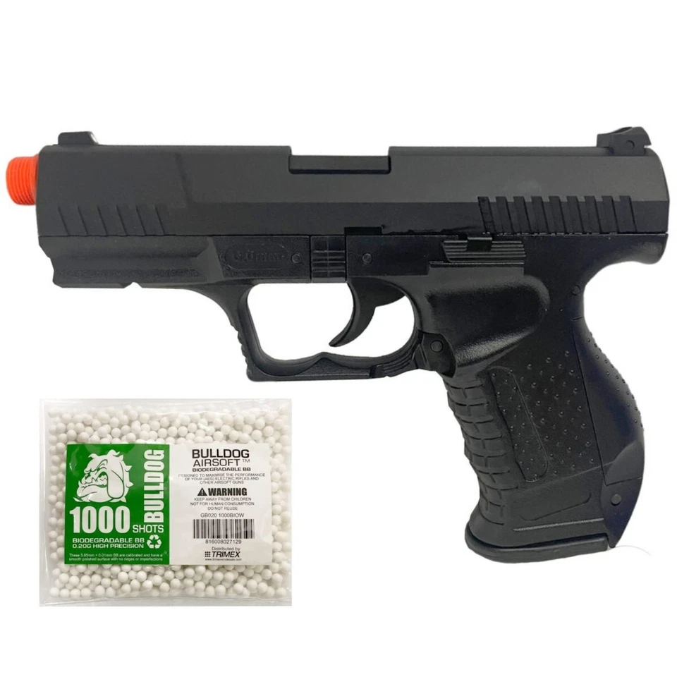 HFC Airsoft Spring Pistol BB Gun For Kids - High Quality 15 RDS Capacity W/ 1000 BB