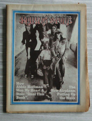 Vintage Magazine Rolling Stone #92 1971 How Abbie Hoffman Won My Heart       164