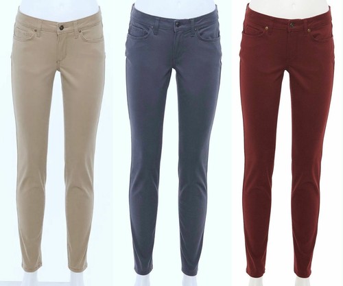 Curvy High-Rise Sateen Skinny Pants 