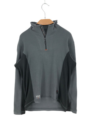Helly Hansen Herren 1/4 Reißverschluss Arbeitskleidung Pullover FLEECE GRÖSSE S