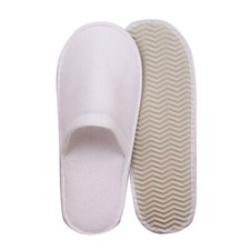 Towelling Hotel Slippers Spa Guest Disposable Travel Shoes Unisex Closed