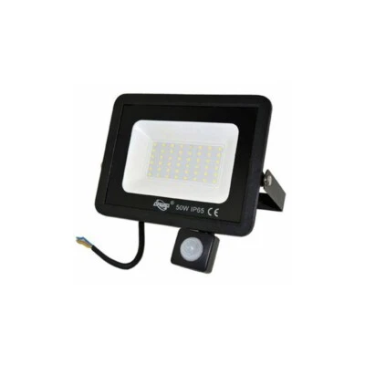 DRIWEI FARO LED FARETTO GIARDINO 50W LUCE FREDDA SENSORE MOVIMENTO CREPUSCOLARE
