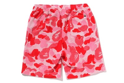 A BATHING APE ABC CAMO PILE ONE POINT SWEAT SHORTS PANTS