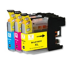 3P XL CMY Ink Cartridges fits Brother LC103 MFC-J285DW MFC-J470DW MFC-J450DW
