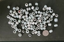 Assorted Crow Beads/ Mixed White Glass/ Pony/ Spacer Bead Mixture  100 