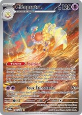 Carte Pokémon Cléopsytra 197/182 EV04 Faille Paradoxe Illustration Rare FR