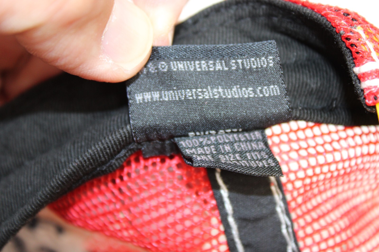 Adjustable Universal Studios Tie Dye Mesh Trucker… - image 11