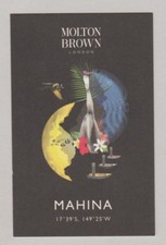 Carte publicitaire - advertising card   - Mahina de Molton Brown recto verso