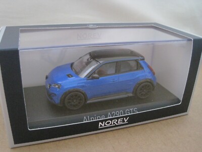 Norev Alpine A290 GTS 2025 in Alpine Vision blau/schwarz 1:43 Händler Modellauto