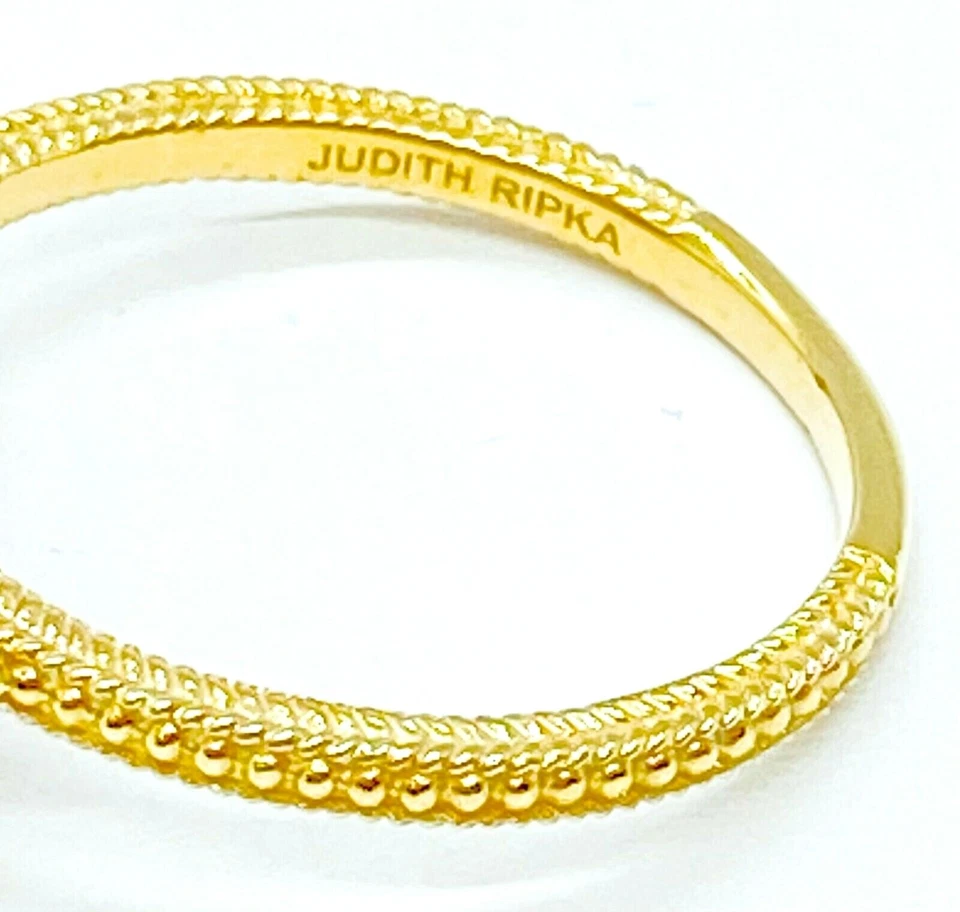 Anillo QVC Judith Ripka Oro Sólido 14K 0.90ctw Amatista y Diamantes Talla 9 $999 Foto 4 de 4
