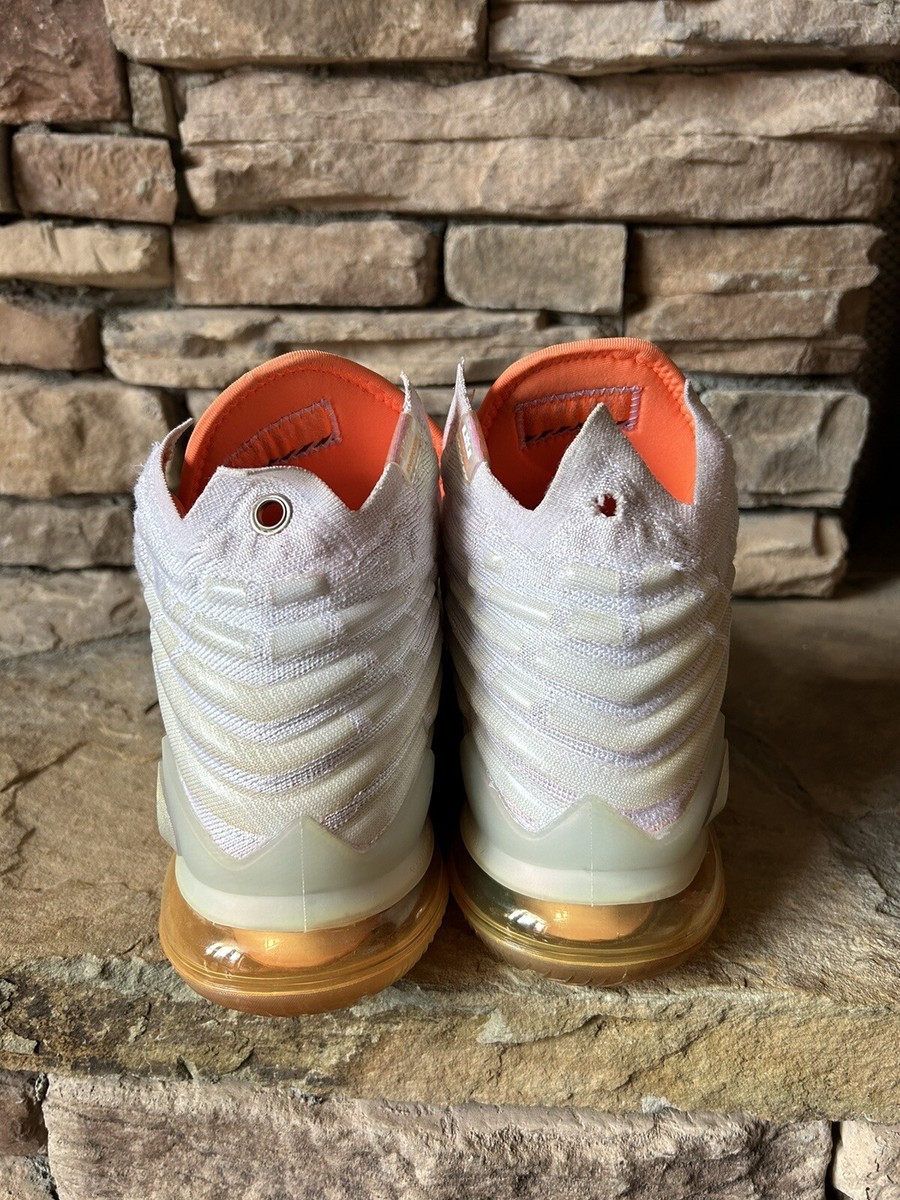 Nike LeBron 17 Men's Shoes Size 11 White Future Air Limited Orange