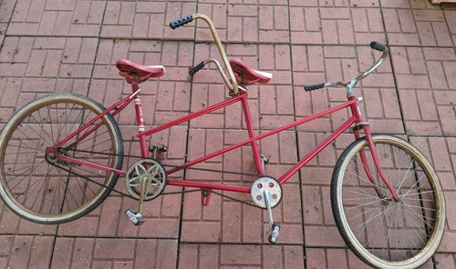 Antique Huffy Tandem Bicycle Daisy VGC 
