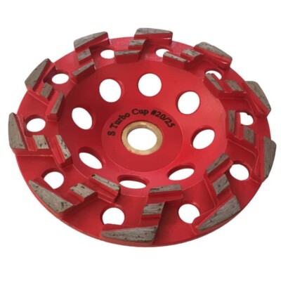 5'' High Performance Diamond Grinding Wheels, #20/25 Grit, 7/8''-5/8'' Arbor
