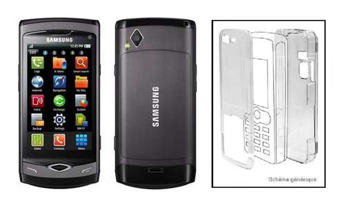 Coque Cristal Transparente Protection Rigide Pour Samsung GT S8500 Wave - Photo 11 sur 24