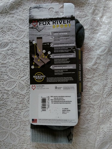 Fox River Merino Wool Mens Womens Sprint Lightweight Running Socks - Picture 7 of 10