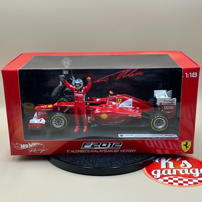 Hot Wheels Racing BBW94 2012 Fernando Alonso Ferrari F2012 F1  