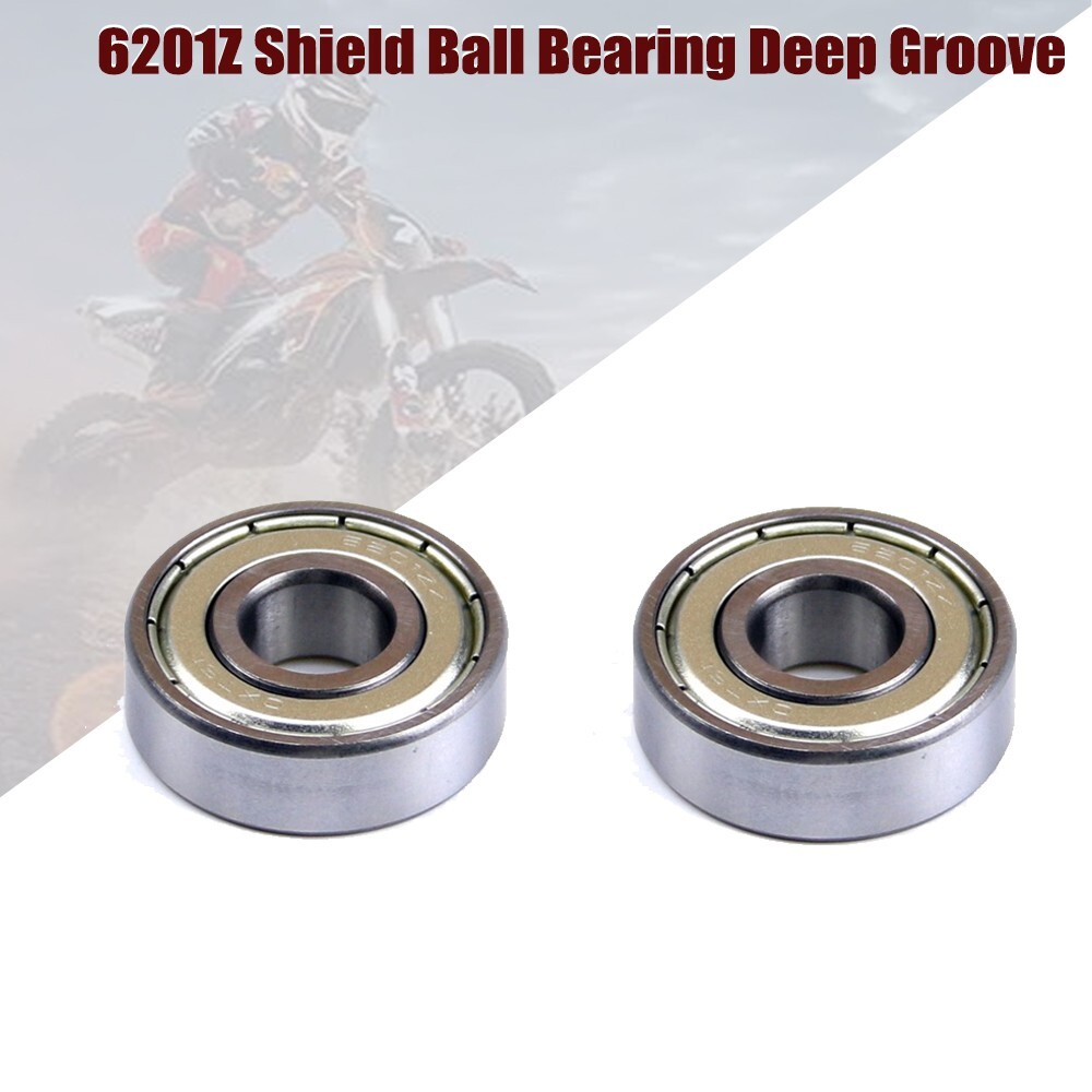 50mm用 カールバー 1200mm 2pc 6201Z Metal Seal Bearings 32mm x 10mm 12mm Shield Ball Bearing