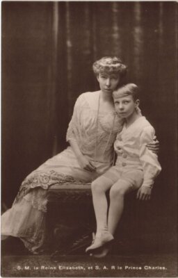 CPA AK Königin Elisabeth Prinz Charles BELGIEN KÖNIGREICH (990528)