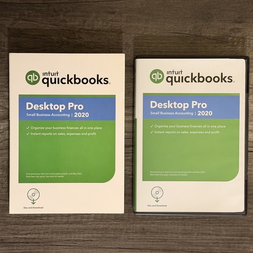 Intuit Quickbooks 2020 Desktop Pro For Windows Retail Accounting - AS IS - READ