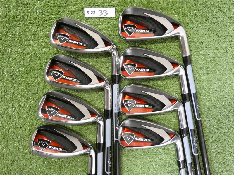 Callaway レーザーX アイアン5〜S  ８本セット Razr X Iron Golf Clubs for sale | eBay
