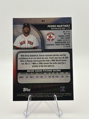 2025 Topps Stadium Club - Pedro Martinez #85 Pink Foil | eBay