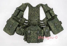 6SH117 Russian Combat PKM Equipment Molle Bag EMR Green Camo Tactical Vest