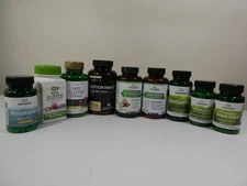 Lot of 9 different Vitamins: Swanson, Zazzee, Zenavea