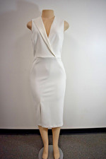 Ted Baker White Cocktail Dress Size 1 / Small On Sale nt