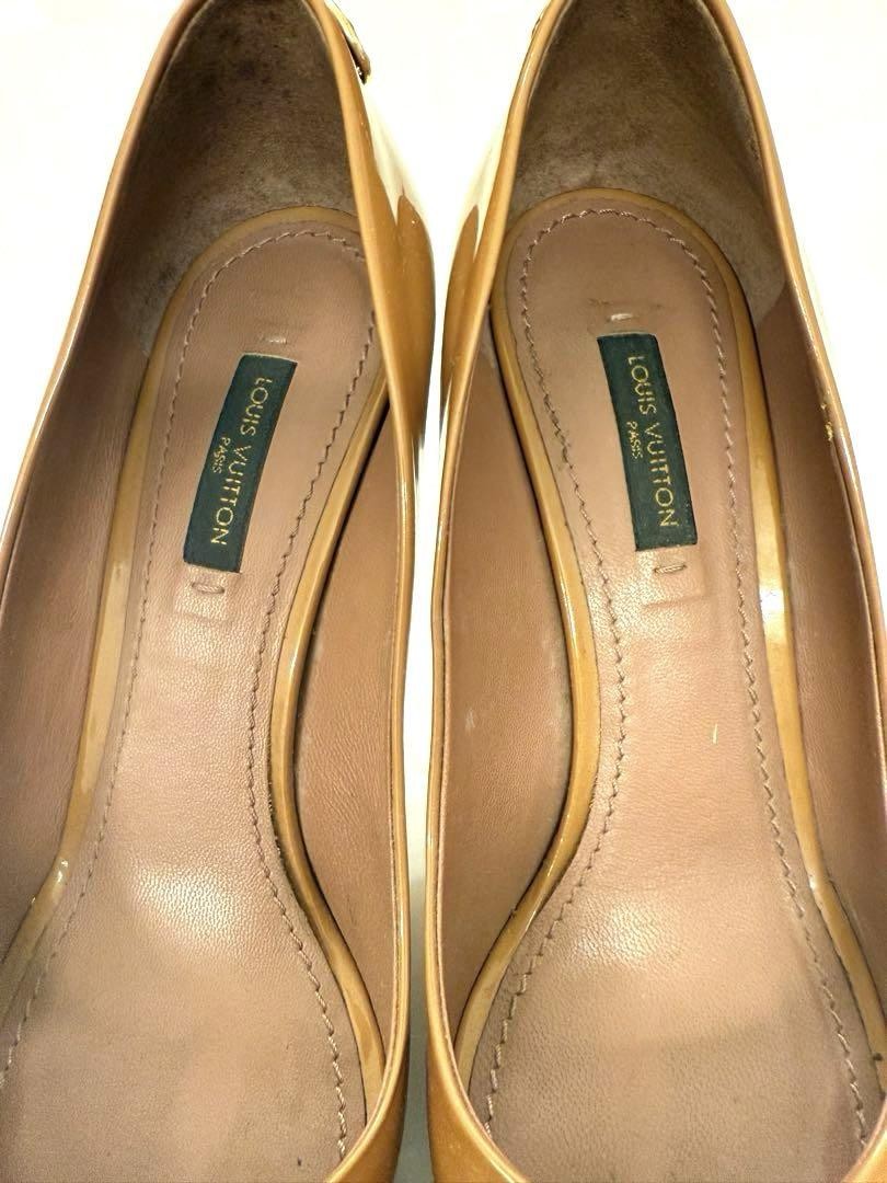 Louis Vuitton Shoes Pumps Heel EU 36.0 US 6.0 Pink Beige Authentic thumbnail 13