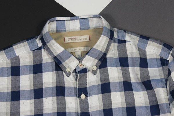 Men Topman Shirt Navy 38 / M / 46
