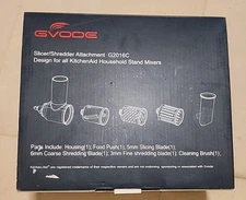 Gvode White Slicer Shredder Attachment KitchenAid Standalone Mixer New NOB   K