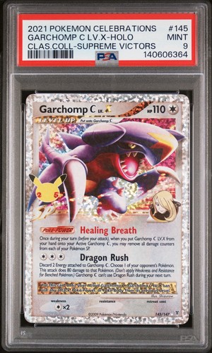 Garchomp C LV.X graded PSA 9 for sale on eBay