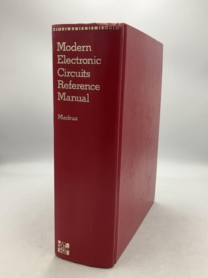 Vintage Modern Electronic Circuits Reference Manual Markus Red HC 1980 USA