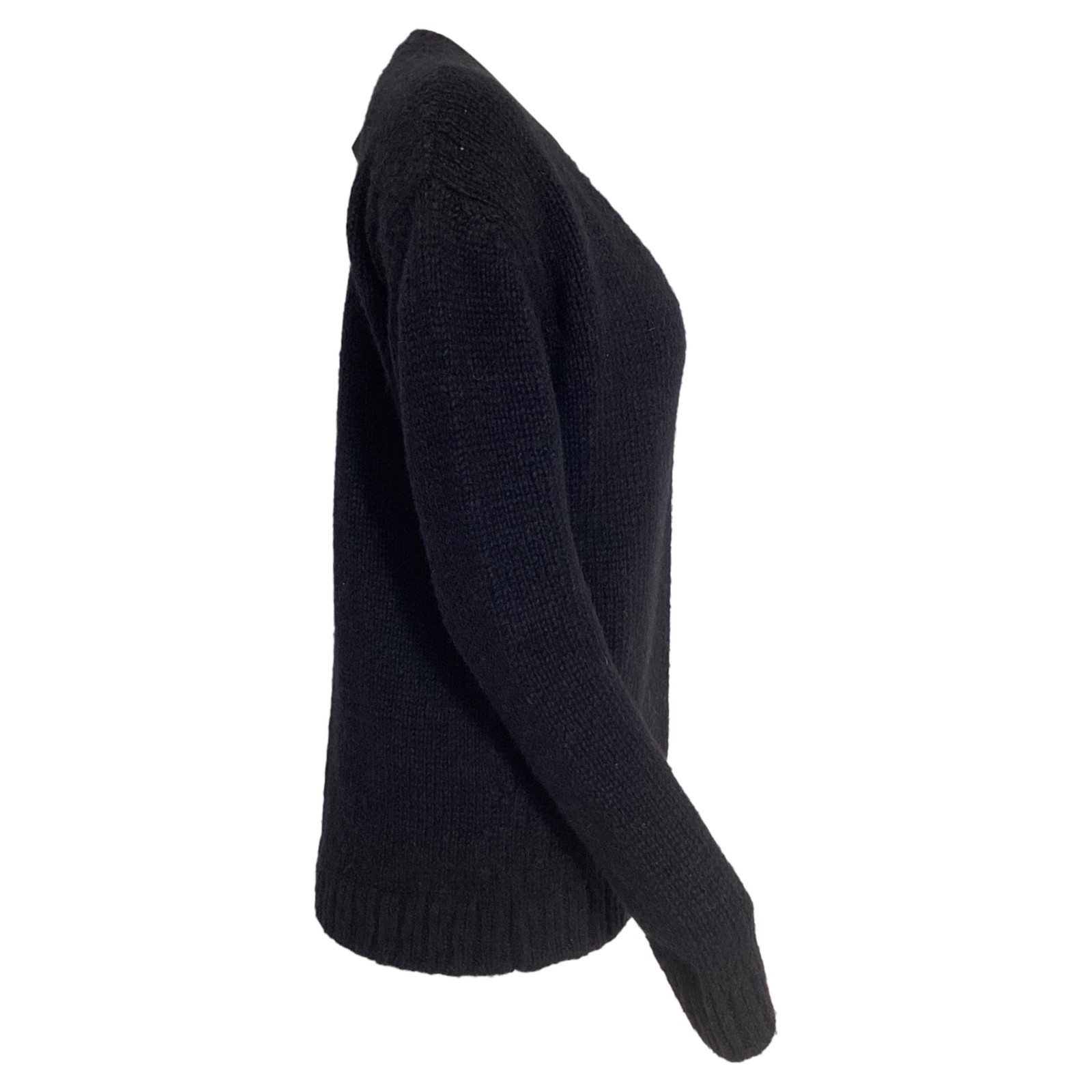 Cardigan Saint Laurent impreziosito con bottoni in lana donna nero taglia 38