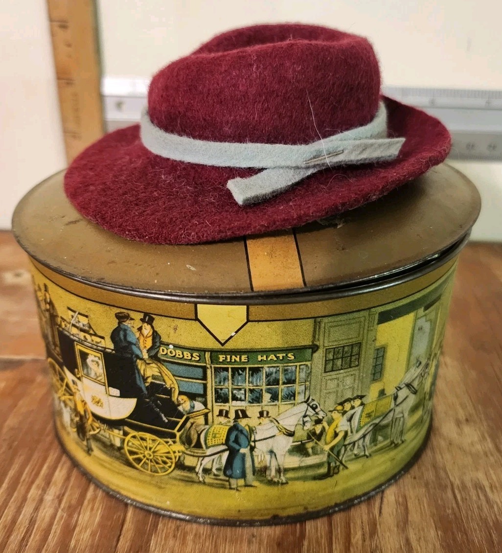 ※ tama　VINTAGE DOBBS HAT Vintage Dobbs Classic Felt Fedora Hat Jet 707 Color Mink