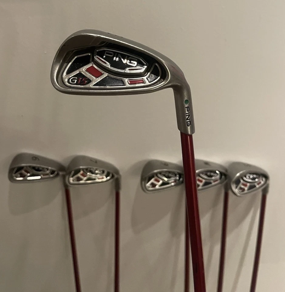 PING G15 Satz 6-SW Graphit-Schaft Regular-Flex Guten Zustand - Bild 4 von 4
