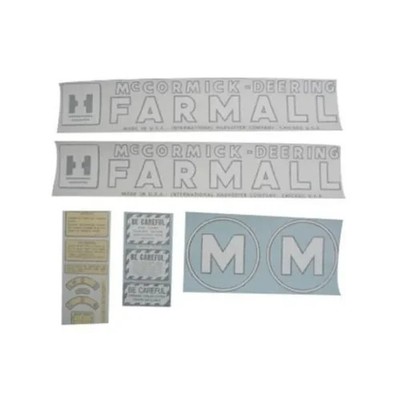 McCormick-Deering Farmall Decal Set M Vinyl fits International M