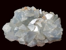very special CELESTINE crystal Cölestin kristall Stufe TADSCHIKISTAN Tajikistan