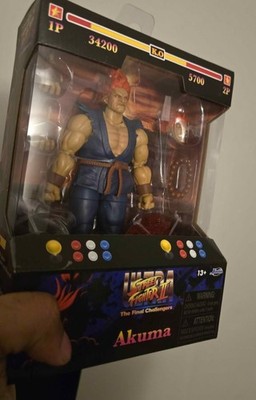 Jada Toys Street Fighter II Final Challengers Akuma Action Figure Alt Head