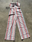 Romeo & Juliet Couture Women’s Striped One-Piece Jumpsuit Size M — photo 1