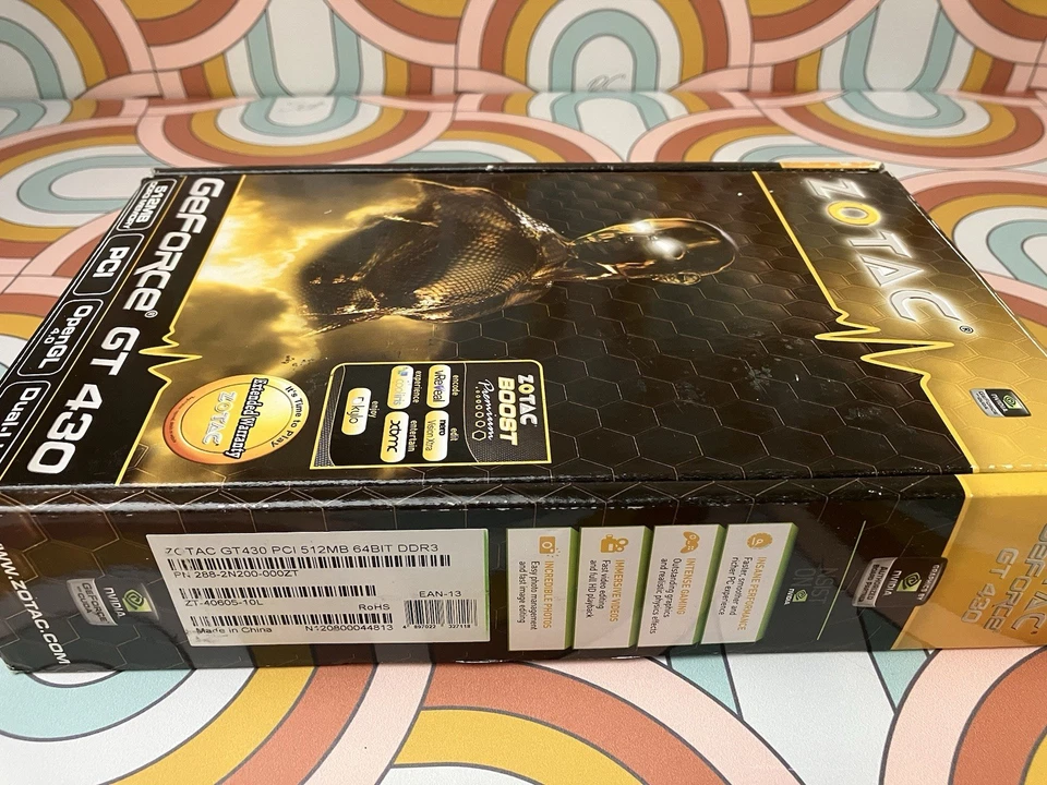 Zotac NVIDIA GeForce GT430, 512MB 64BIT DDR3, PCI Graphics Card. (ZT-40605) - Image 2 of 4