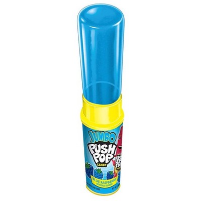 Topps Push Pop Jumbo Individually Wrapped Candy Lollipop Suckers 1.06 oz -2 Pack