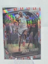 2025 Panini WNBA Prizm - Jackie Young WNBA Logo Prizm #23