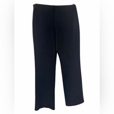 AGB Black Stretch Straight Leg Pants Pull On Career Work