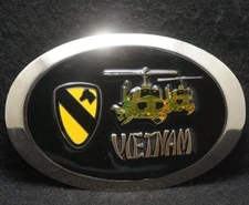 XC27120 VERY COOL VINTAGE 1970s ***VIETNAM*** ARMED FORCES WARS MENS BELT BUCKLE