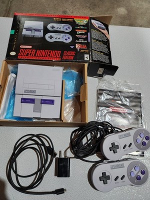 SNES Super Nintendo Classic Edition Console Complete in Box | eBay