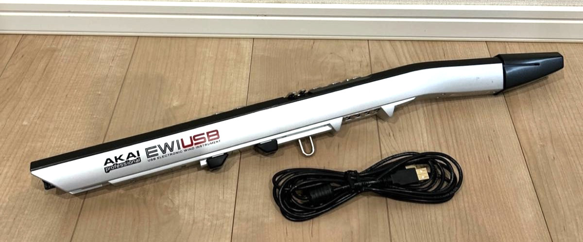 AKAI professional EWI USB Wind Synthesizer  Tested Working Japan W/USB Cable