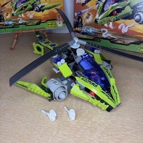 LEGO NINJAGO Rattlecopter 9443 Set Incomplete With Fang-Suei, Box & Manual