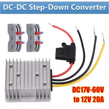 DC 17V 60V to DC 12V 20A 240W Converter Step Down Voltage Regulator Waterproof